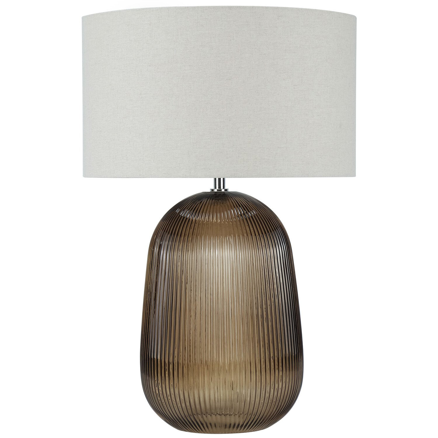 Sandstone Table Lamp Brown Image 1
