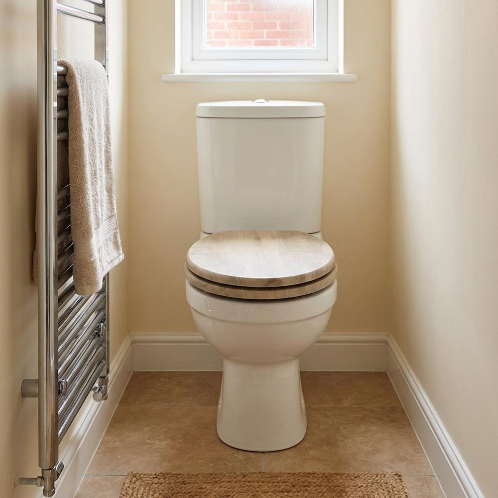 Huxley Toilet Seat Brown Image 5
