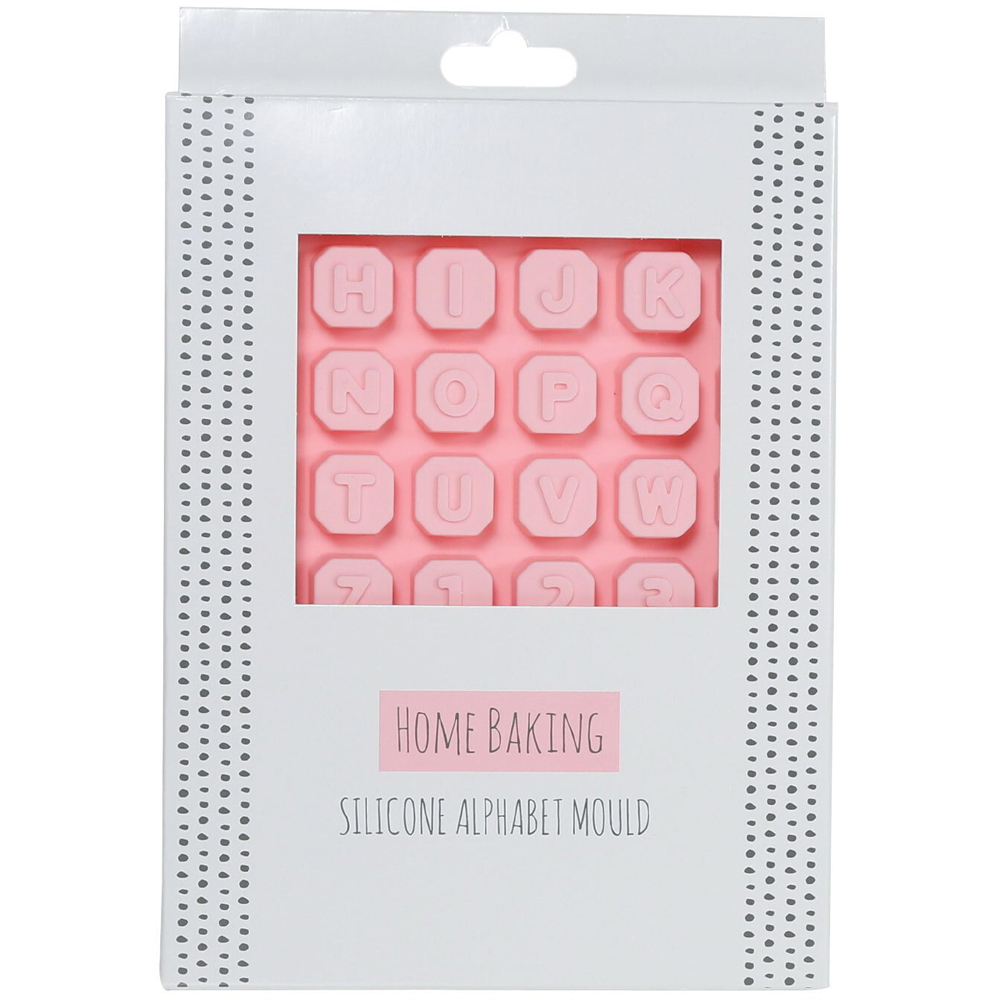 Silicone Alphabet and Numbers Chocolate Mould Image 3