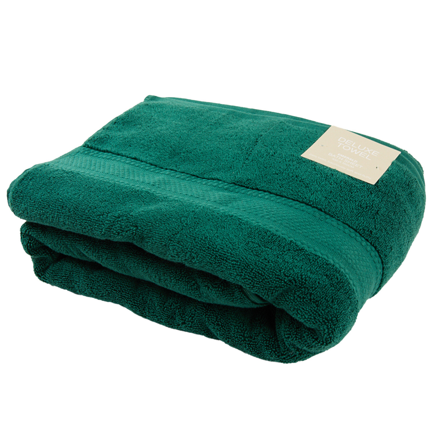Deluxe Hand Towel - Emerald Image 2