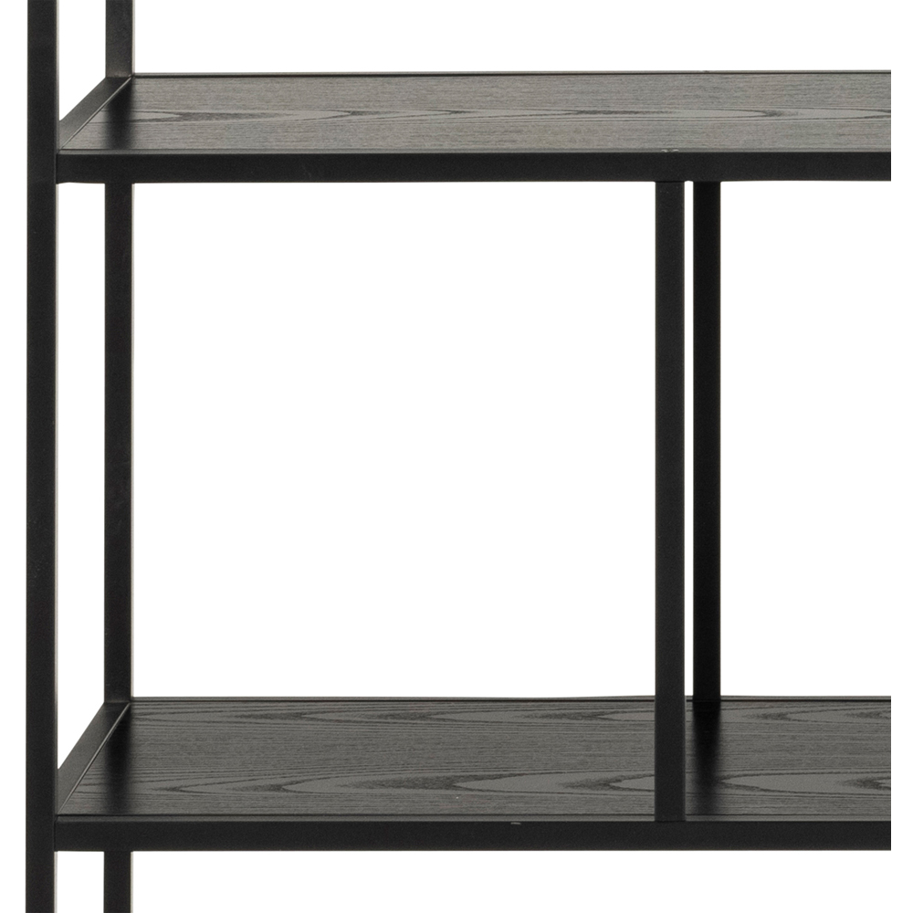 Furniture To Go Seaford Black 4 Shelf Bookcase Image 7
