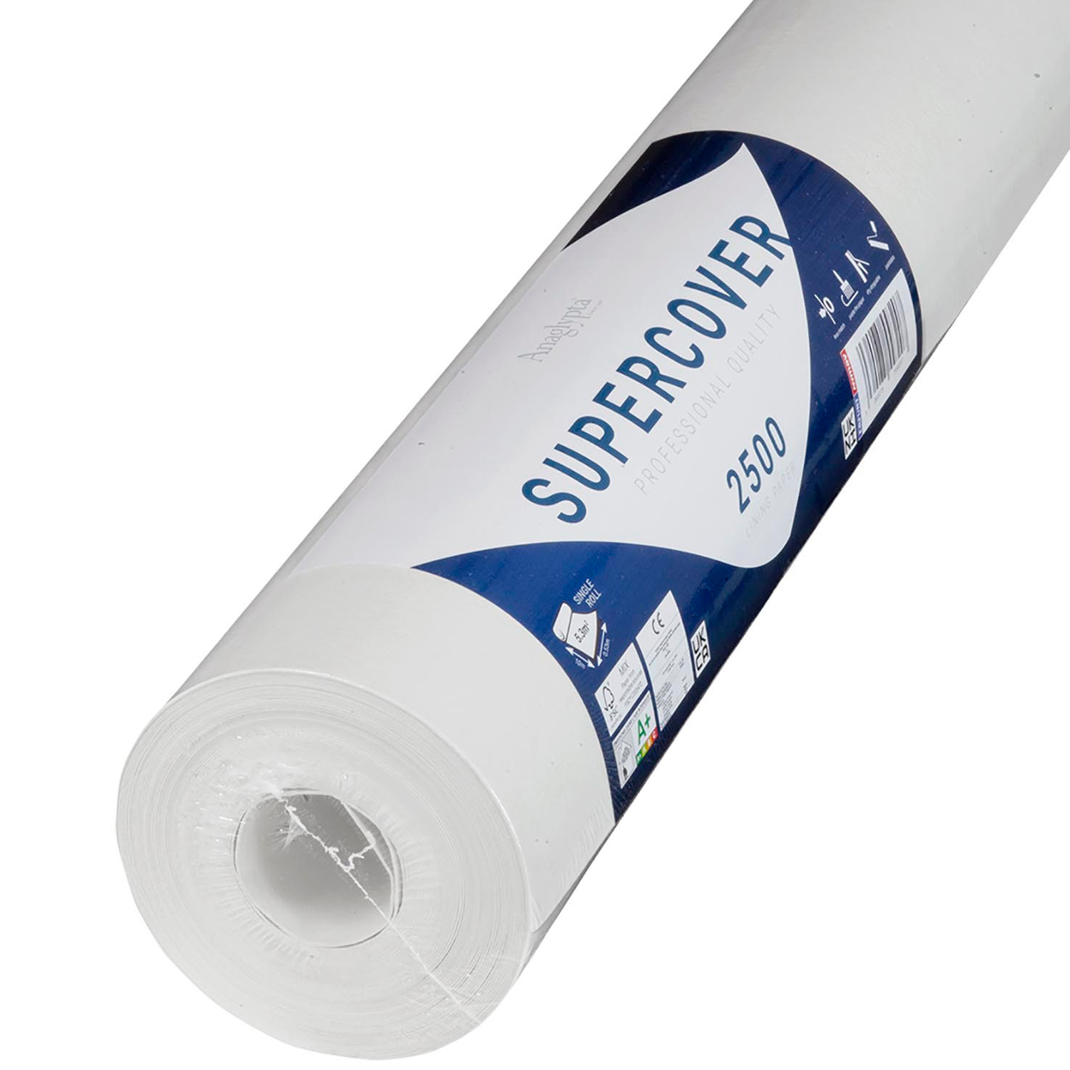 Anaglypta 2500 Supercover White Lining Wallpaper Image 2