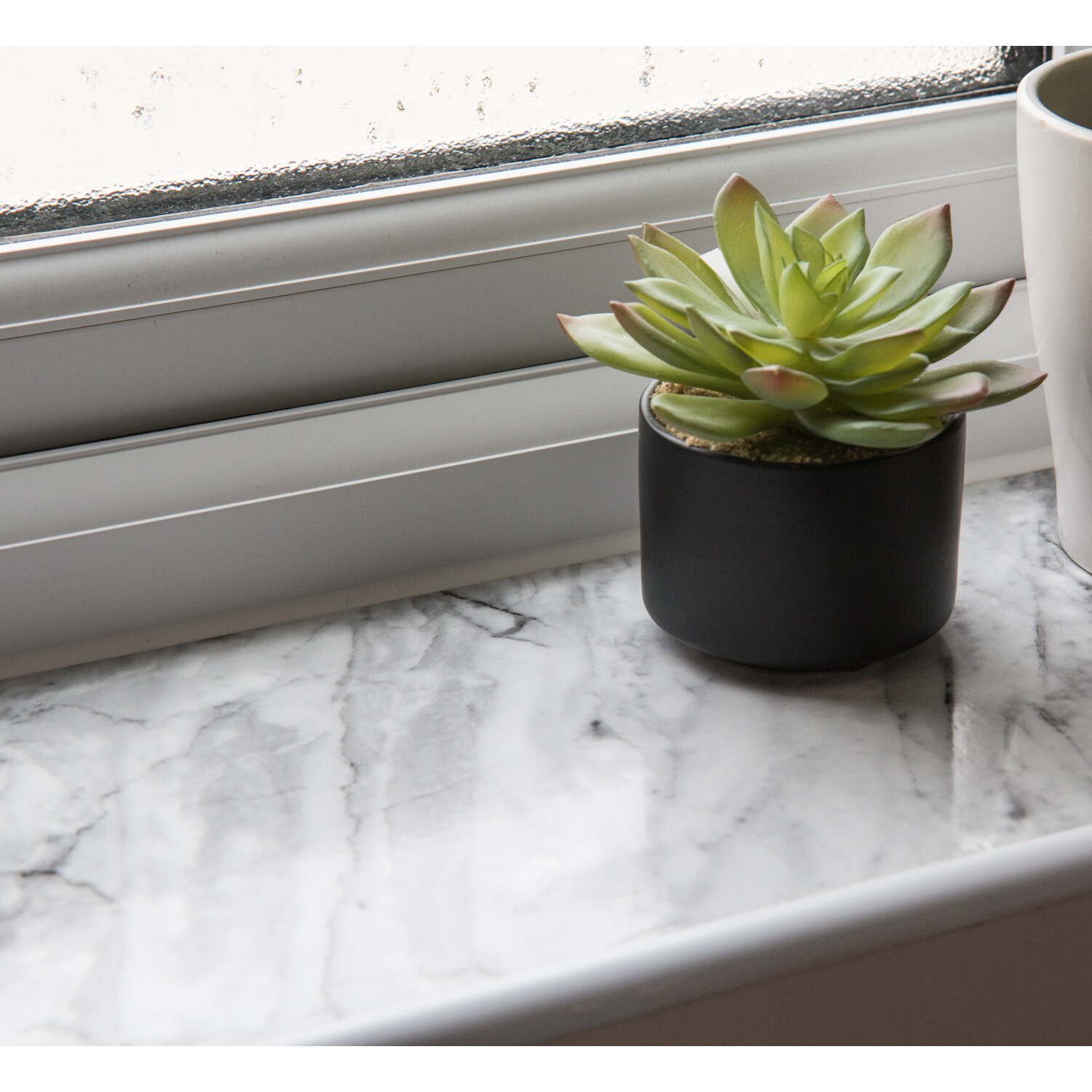 d-c-fix Romeo Marble White and Grey Sticky Back Plastic Vinyl Wrap Film 67.5cm x 2m Image 8