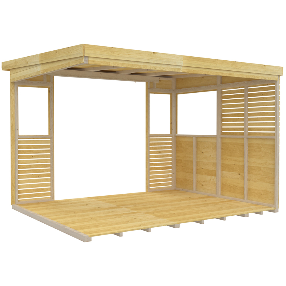 DIY Sheds 10 x 8ft Pressure Treated Tongue and Groove Timber Outdoor Kitchen Shelter Image 3