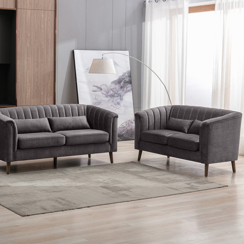 Carrick 2 Seater Graphite Sofa Image 3