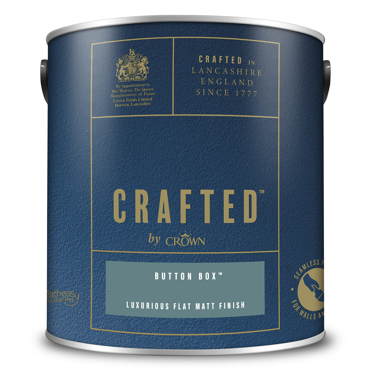 Crafted Flat Matt Paint 2.5L - Button Box Image 2