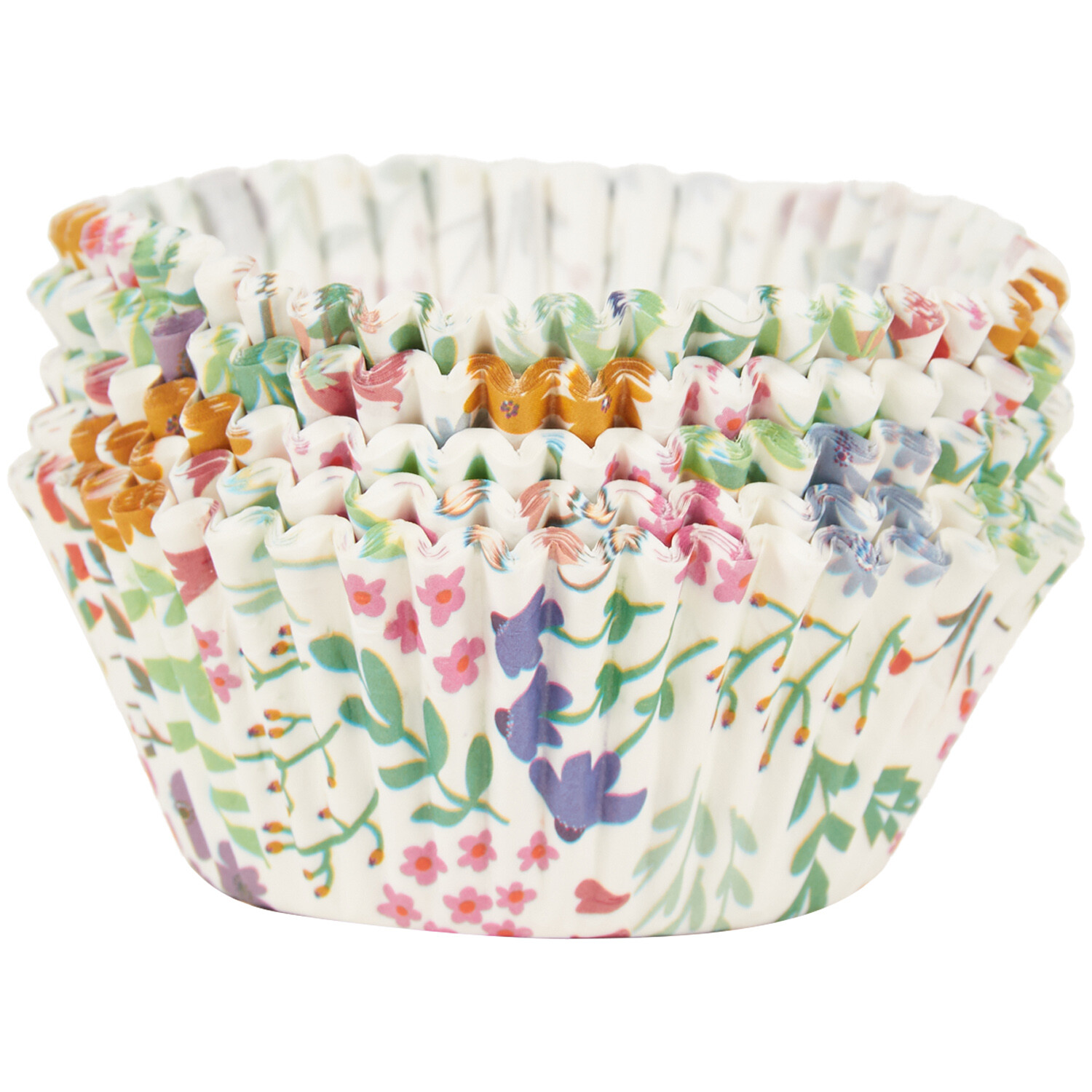 Pack of 100 Wildflower Cupcake Cases - Multicolour Image 3