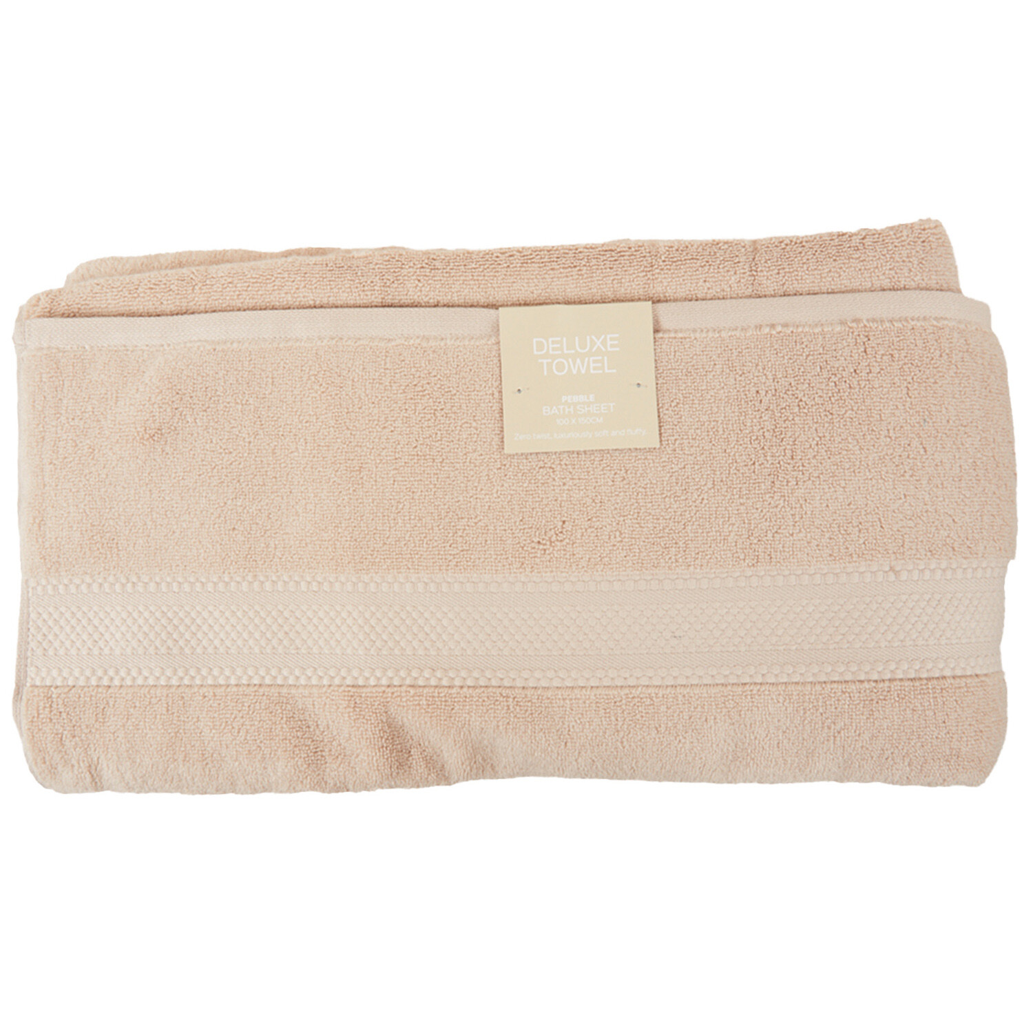 Deluxe Bath Sheet - Pebble Image 2