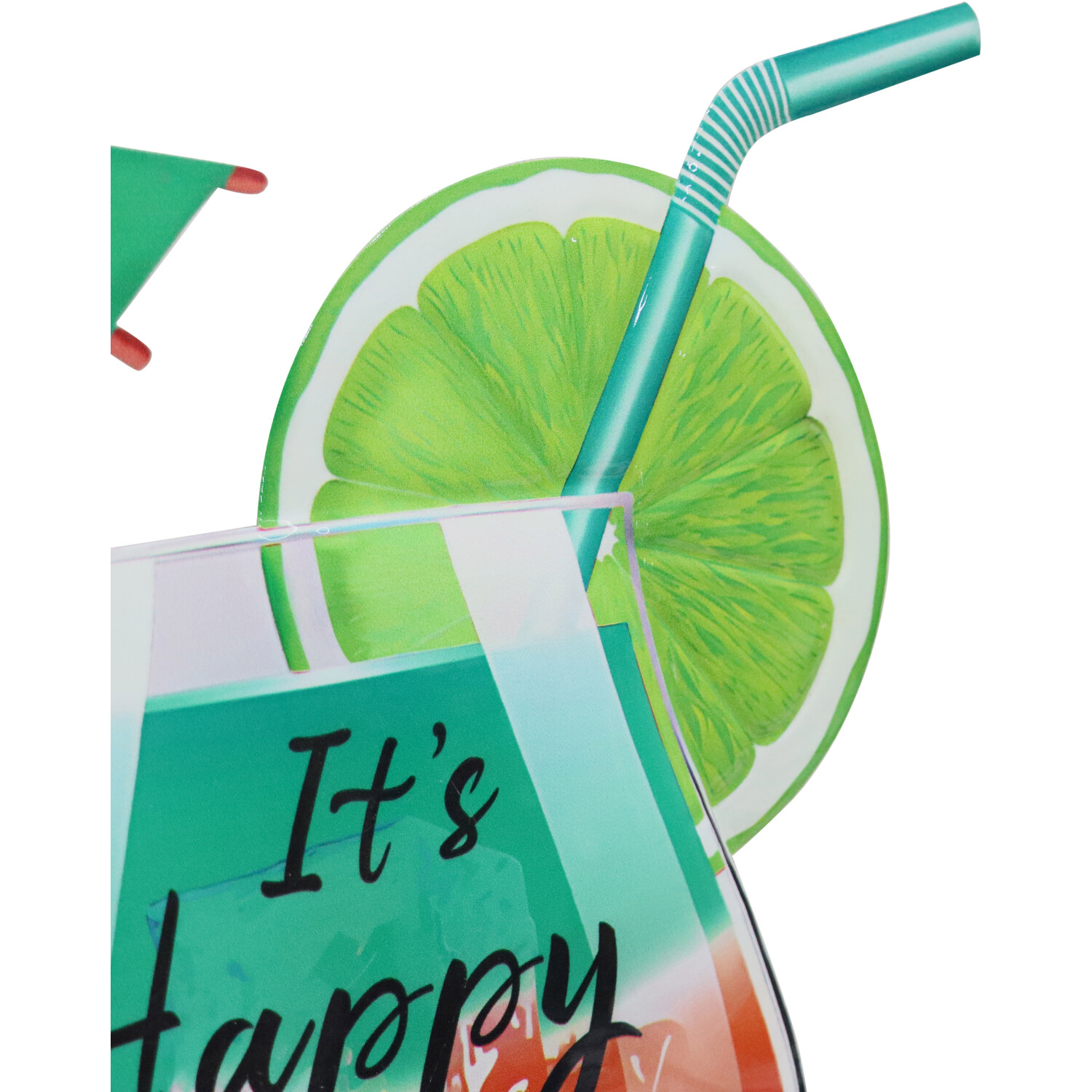 Indoor Outdoor Fun Cocktail Sign - Multicolour Image 5