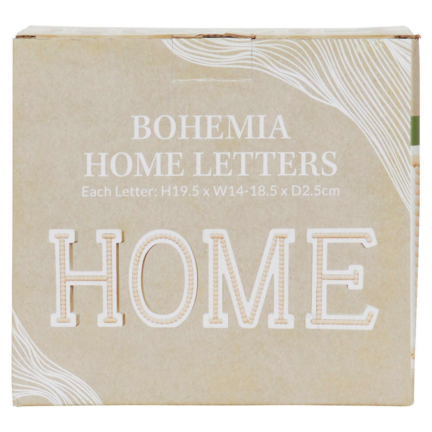 Bohemia Home Letters Natural Image 2