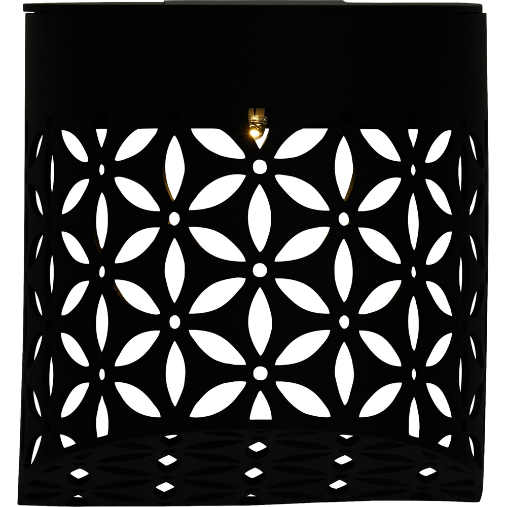 Charleston Solar Wall Light - Black Image 4