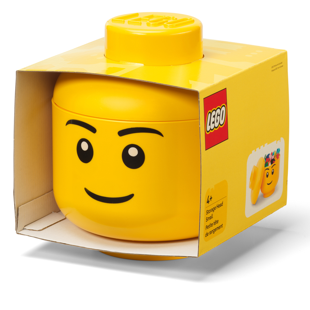 LEGO Set of 2 Boy Face Storage Head Image 8