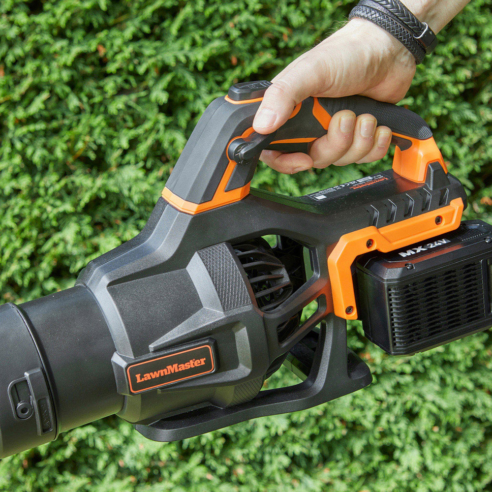 LawnMaster CLBL4807-01 MX 48V Cordless Handheld Axial Leaf Blower with 4.0Ah Batteries Image 7