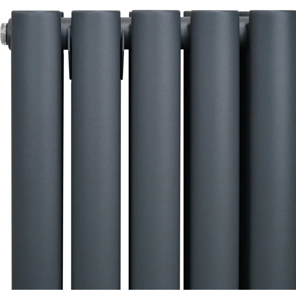 MonsterShop Anthracite Grey Oval Column Radiator 4816 BTU 1800 x 360mm Image 4