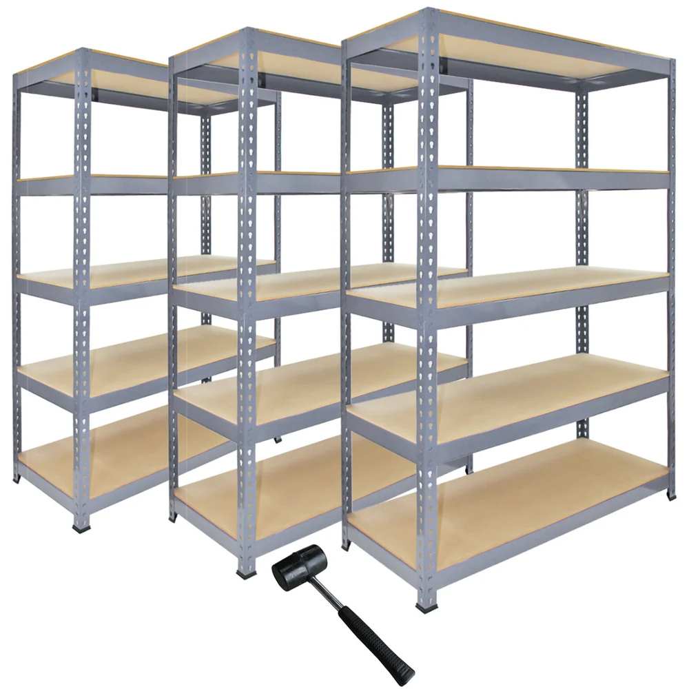 Monster Shop Q-Rax Grey Shelving Unit 3 Pack (1) Image 7