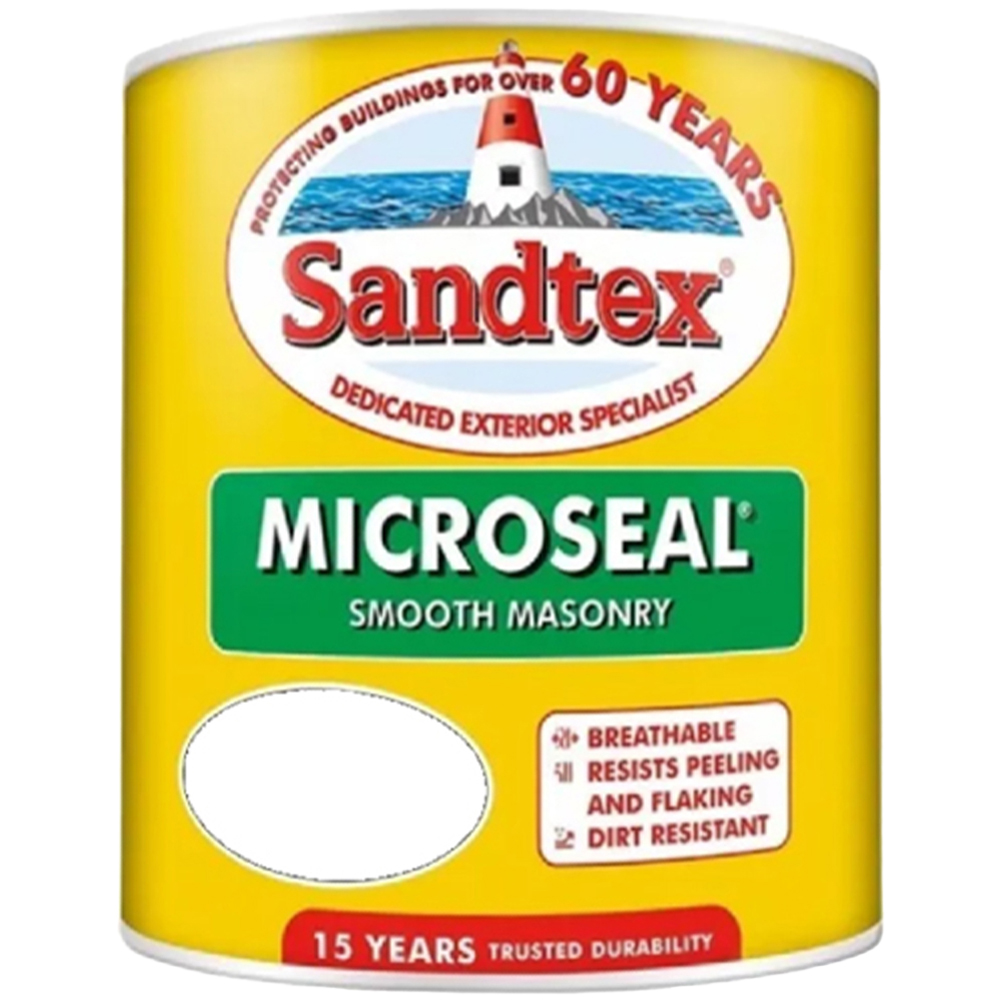 Sandtex Retail Bitter Chocolate Microseal Masonry Paint 1L Image 2
