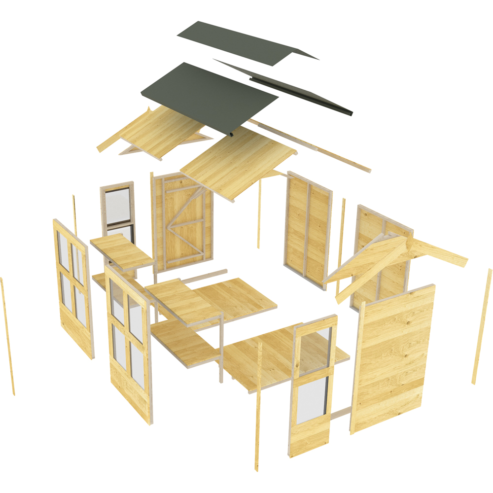 DIY Sheds 6 x 16ft Tongue and Groove Timber Apex Potting Shed Image 3