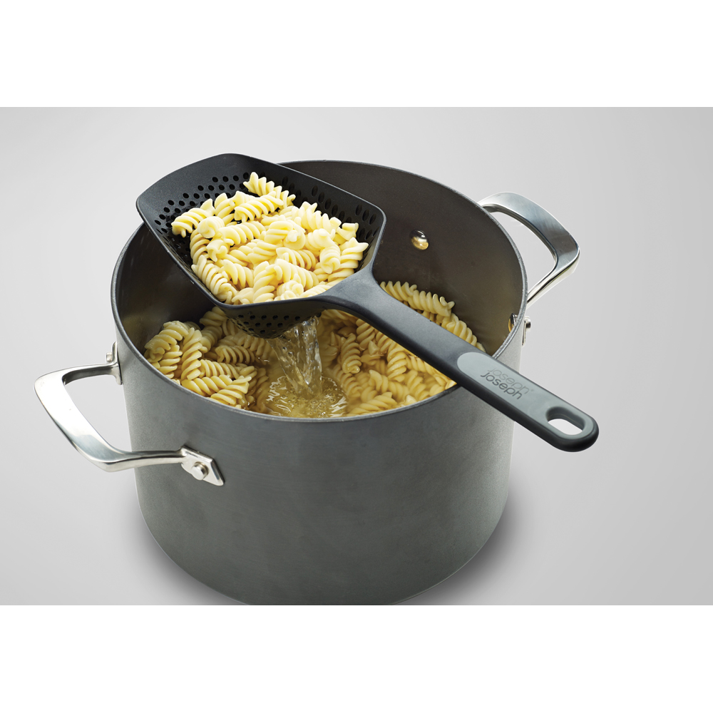 Joseph Joseph Scoop Plus Black Large Colander Image 2