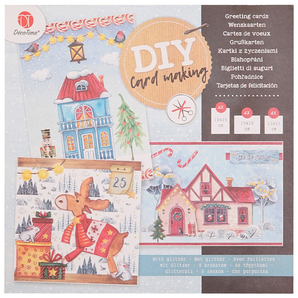 Deco Time DIY Christmas Card Making Pad Image 1