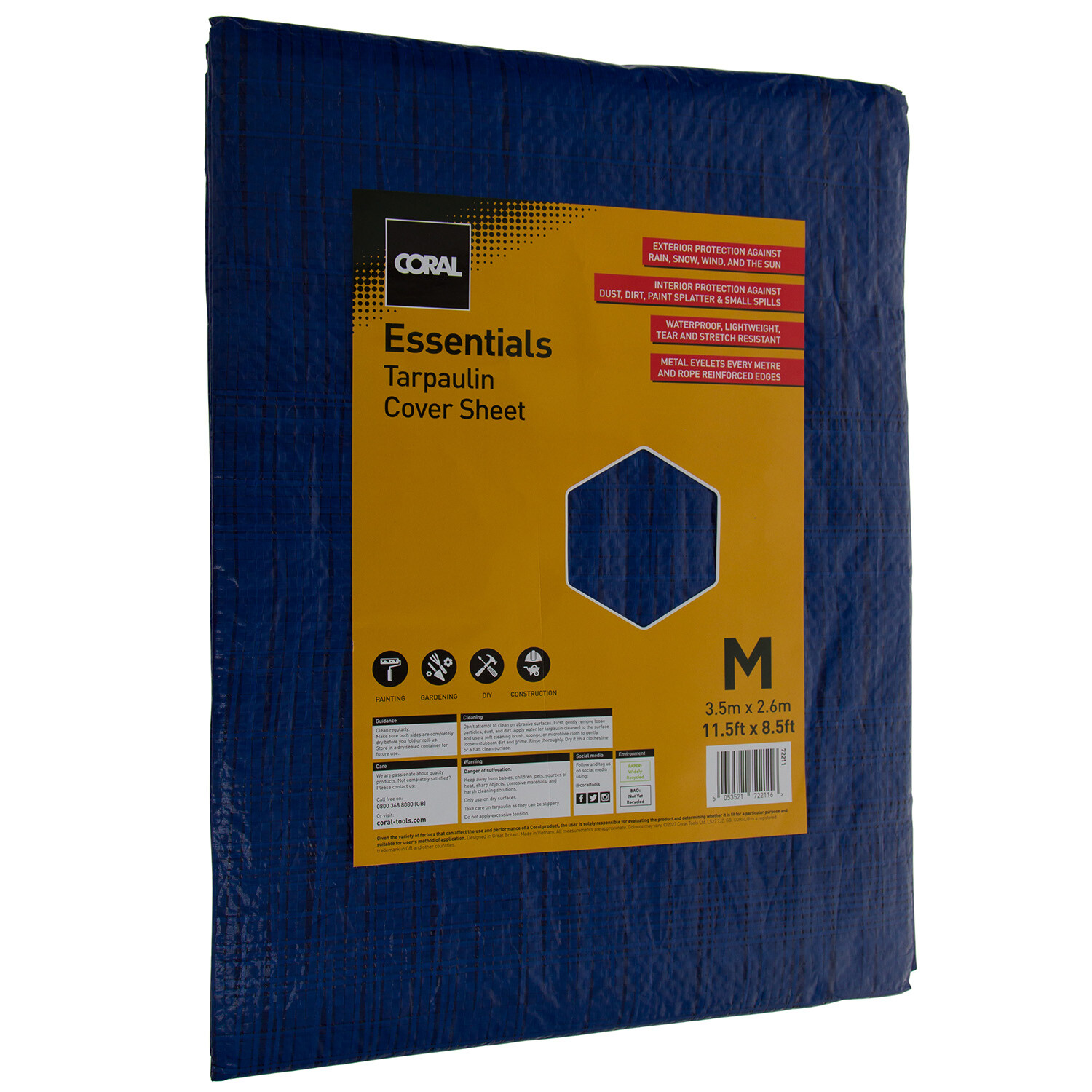 Coral Essentials Tarpaulin - Blue / M Image 2