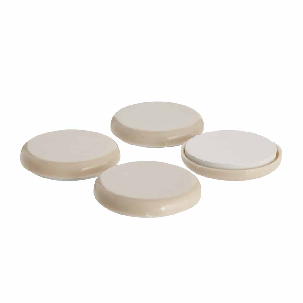 Wilko 40mm Round Furniture Glider 4 Pack Image 3