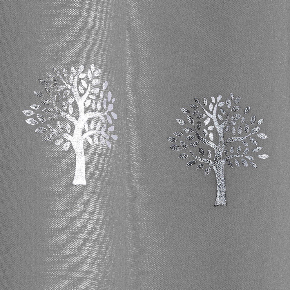 Birch Panel Curtain - Silver / 137cm Image 3