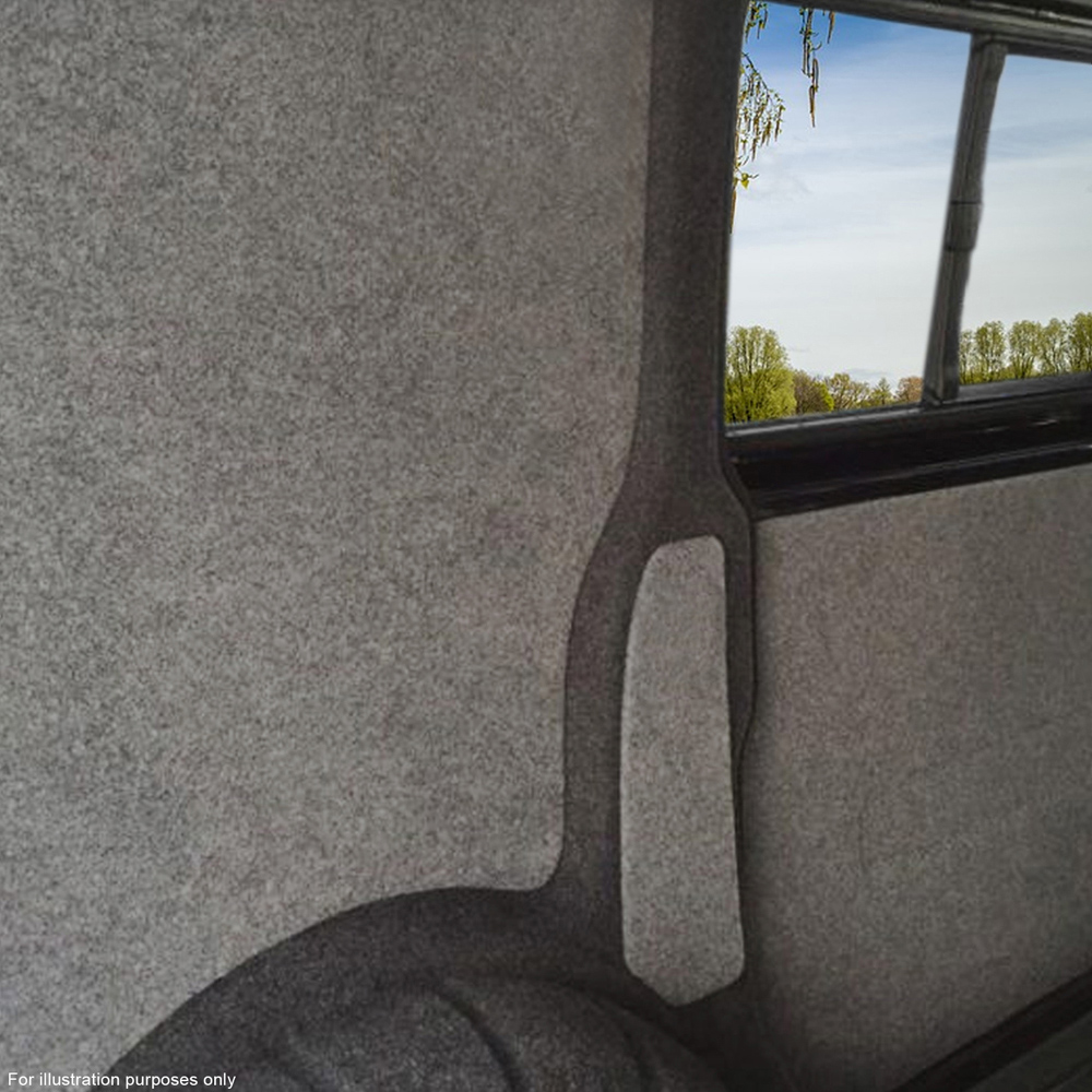 T-Mech Black Van Carpet Lining with 5 Adhesive Cans Image 4