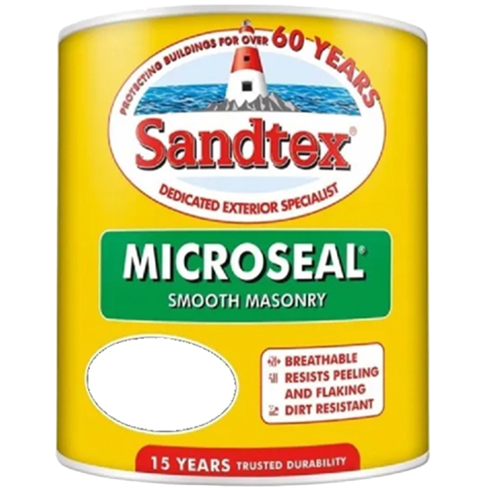 Sandtex Retail Brick Red Microseal Masonry Paint 1L Image 2