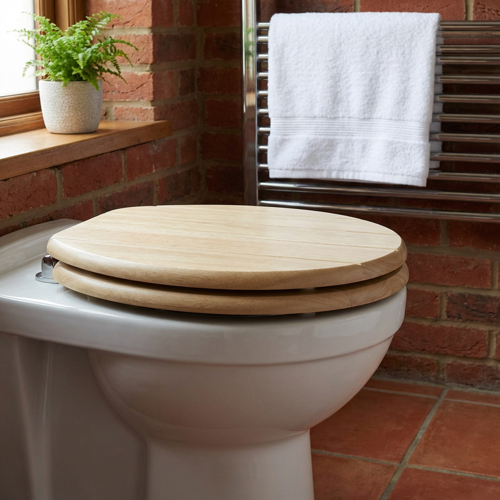 Rhodes Natural Toilet Seat Image 9