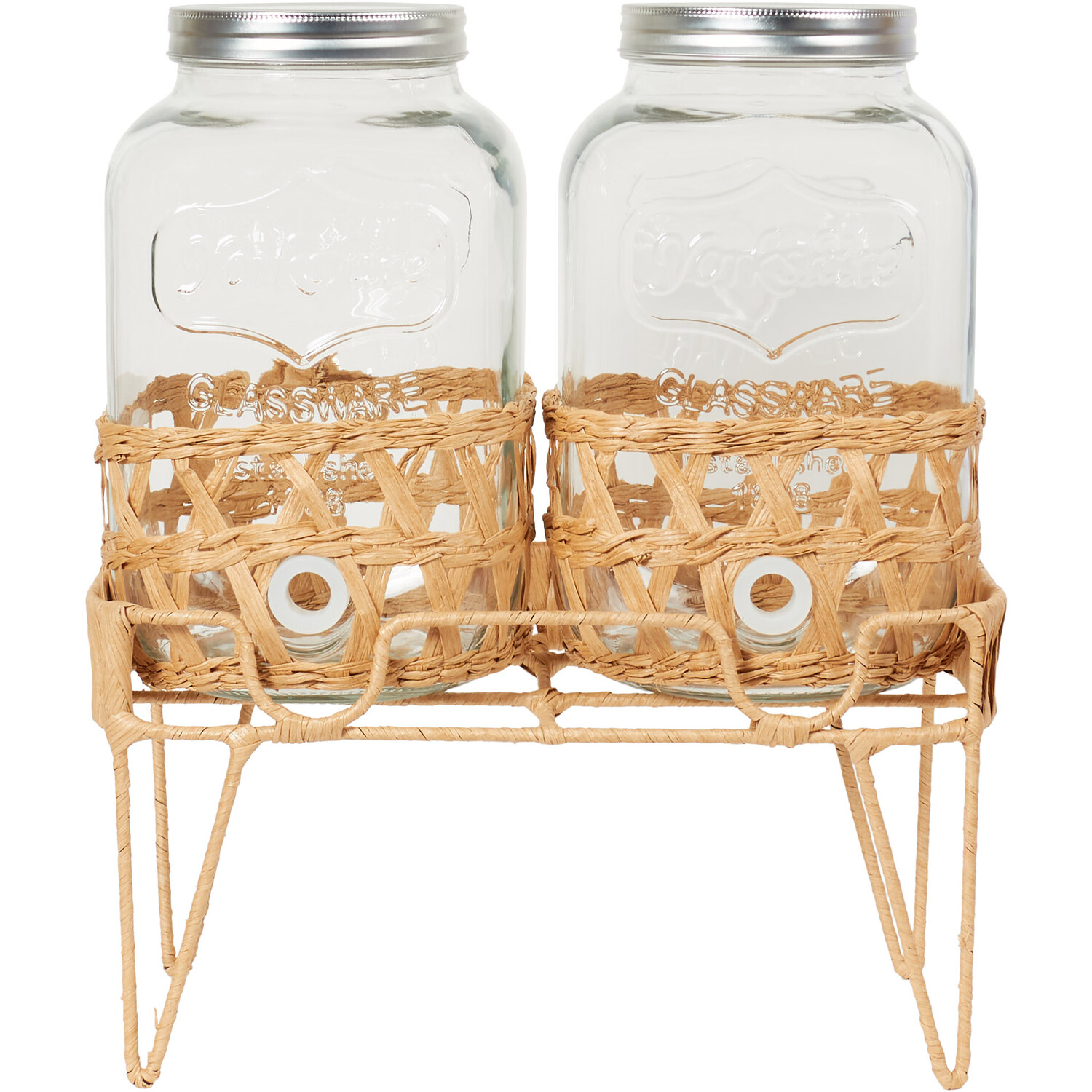 Retreat Twin Glass Dispenser - Clear Image 4