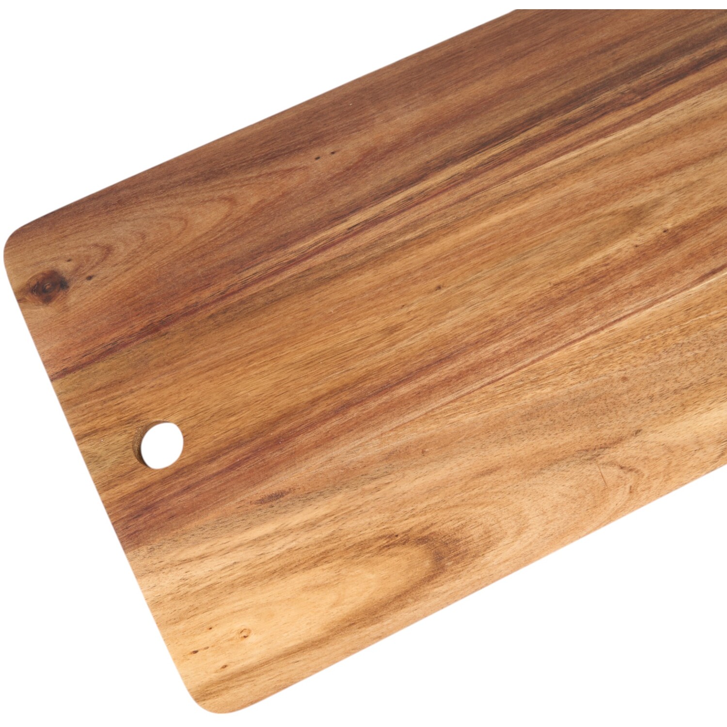 Acacia Handled Serving and Chopping Board Natural Image 3
