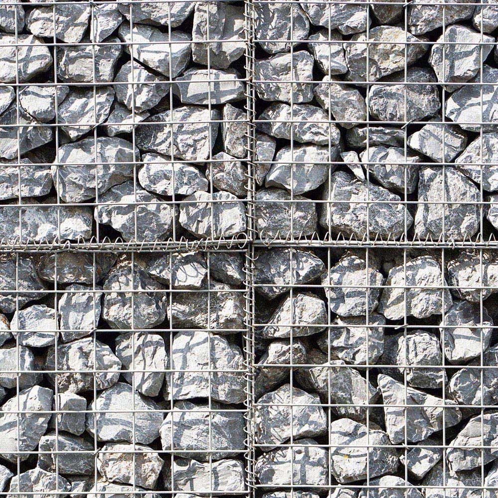 MonsterShop Gabion Basket 100 x 80 x 30cm 6 Pack Image 2