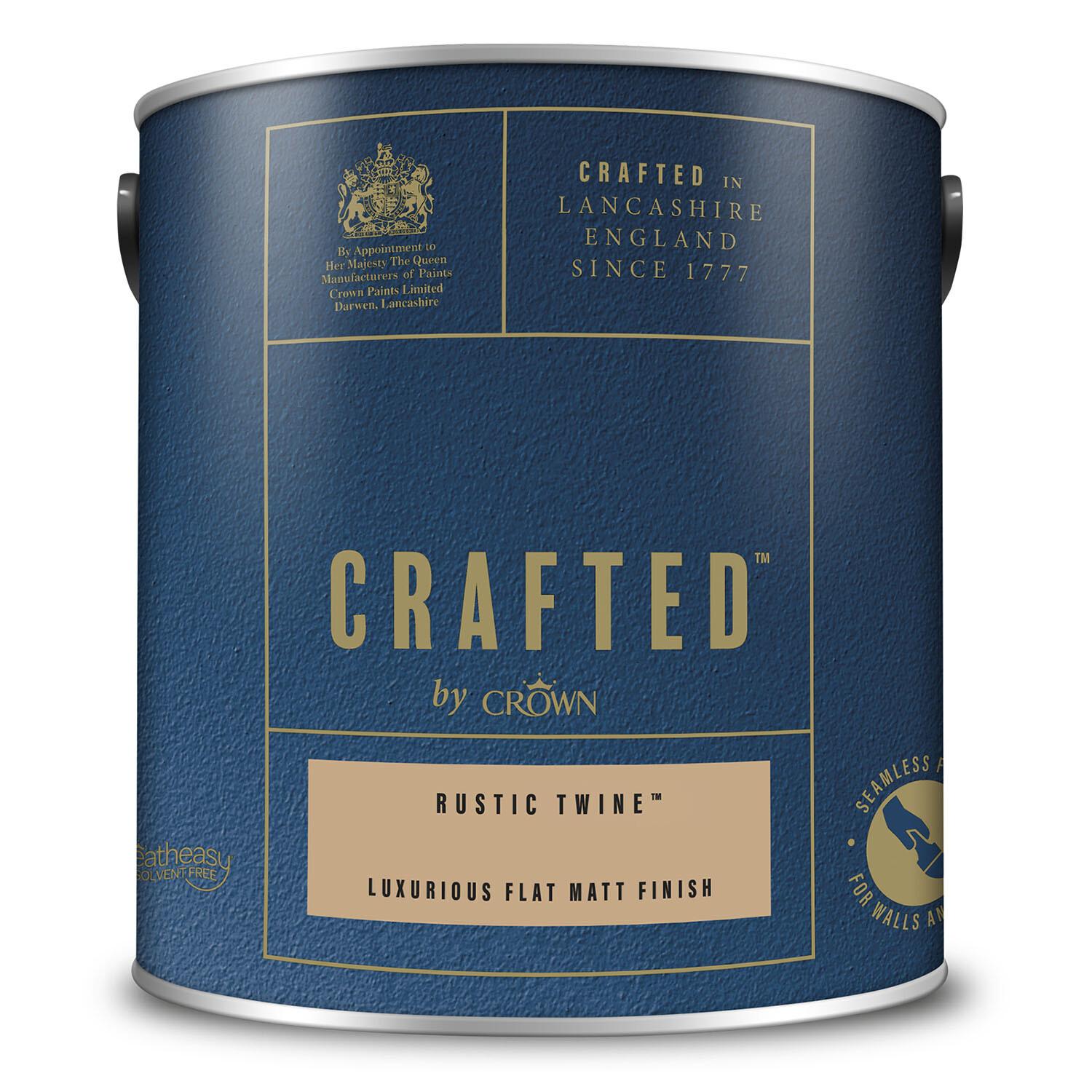 Crafted Flat Matt Paint 2.5L - Rustic Twine Image 6
