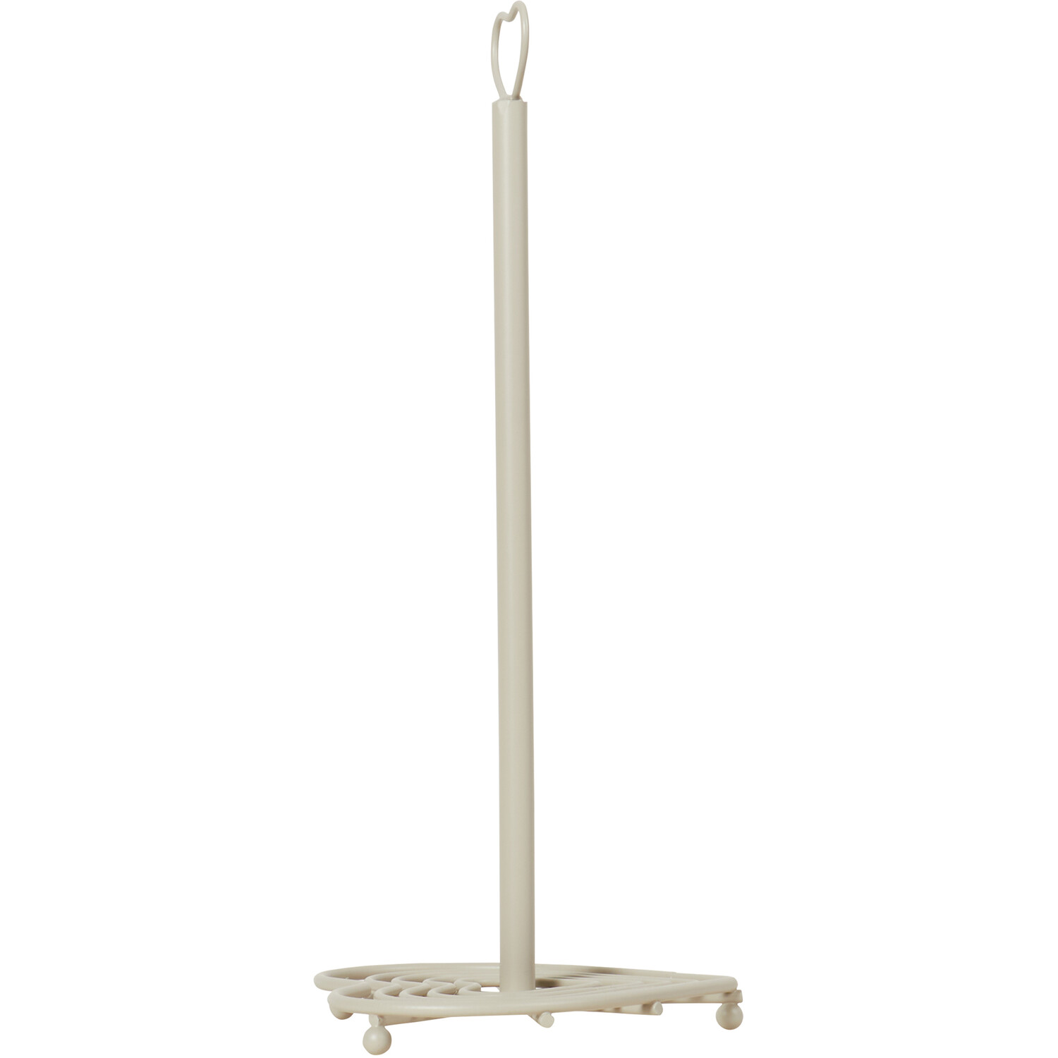 Hearts Kitchen Roll Holder - Cream Image 3