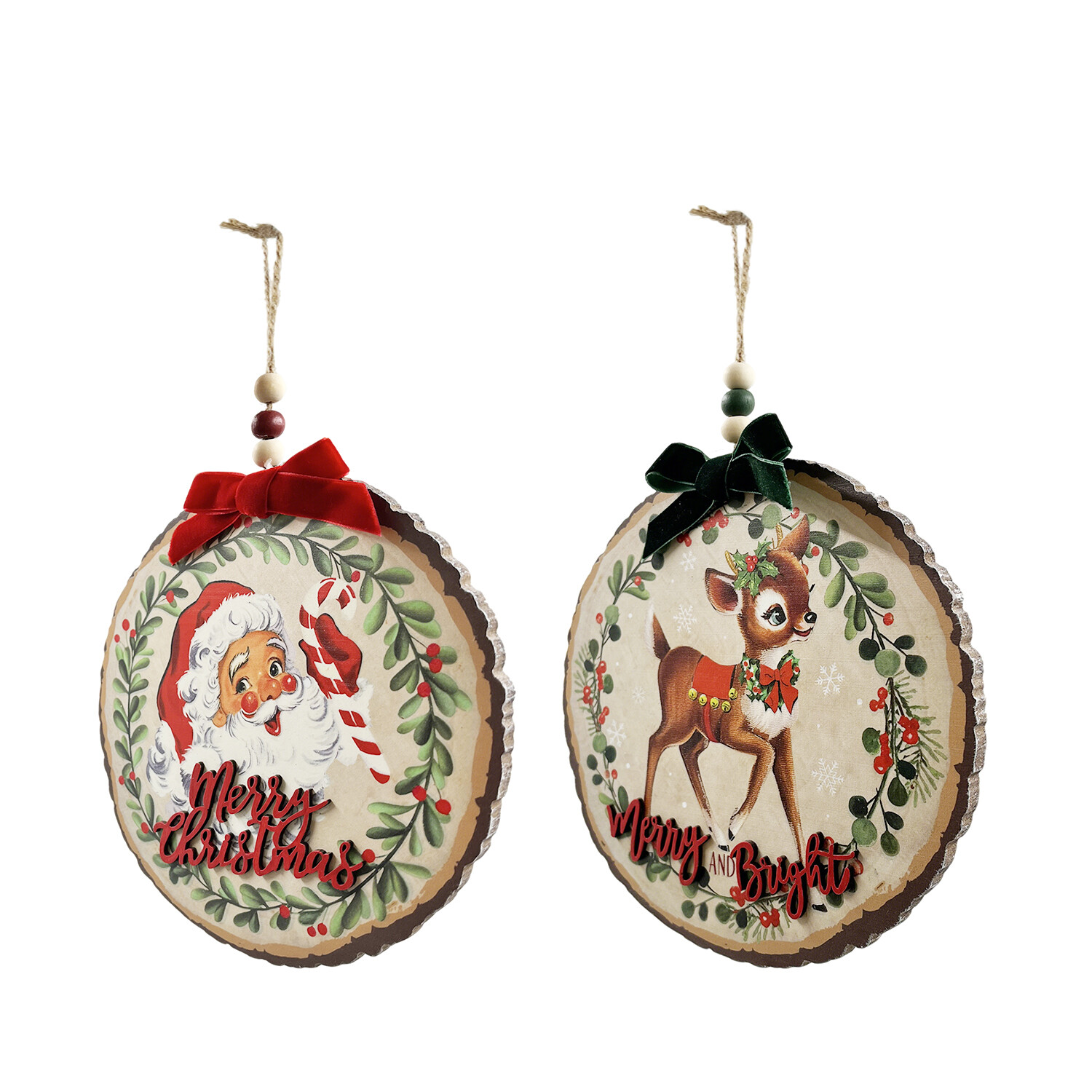 Whimsical Christmas Hanging Plaque Image 3