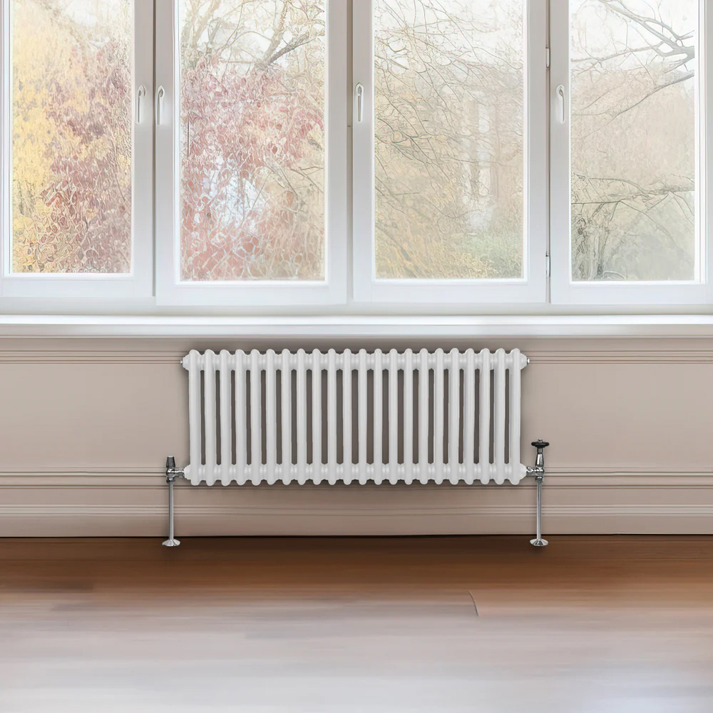 Monster Shop 2413 BTU White Traditional 2 Column Radiator 300 x 1012mm Image 2