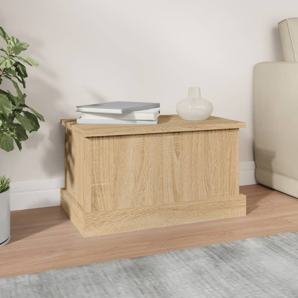 Walplus Sonoma Oak Storage Box with Lid Image 2