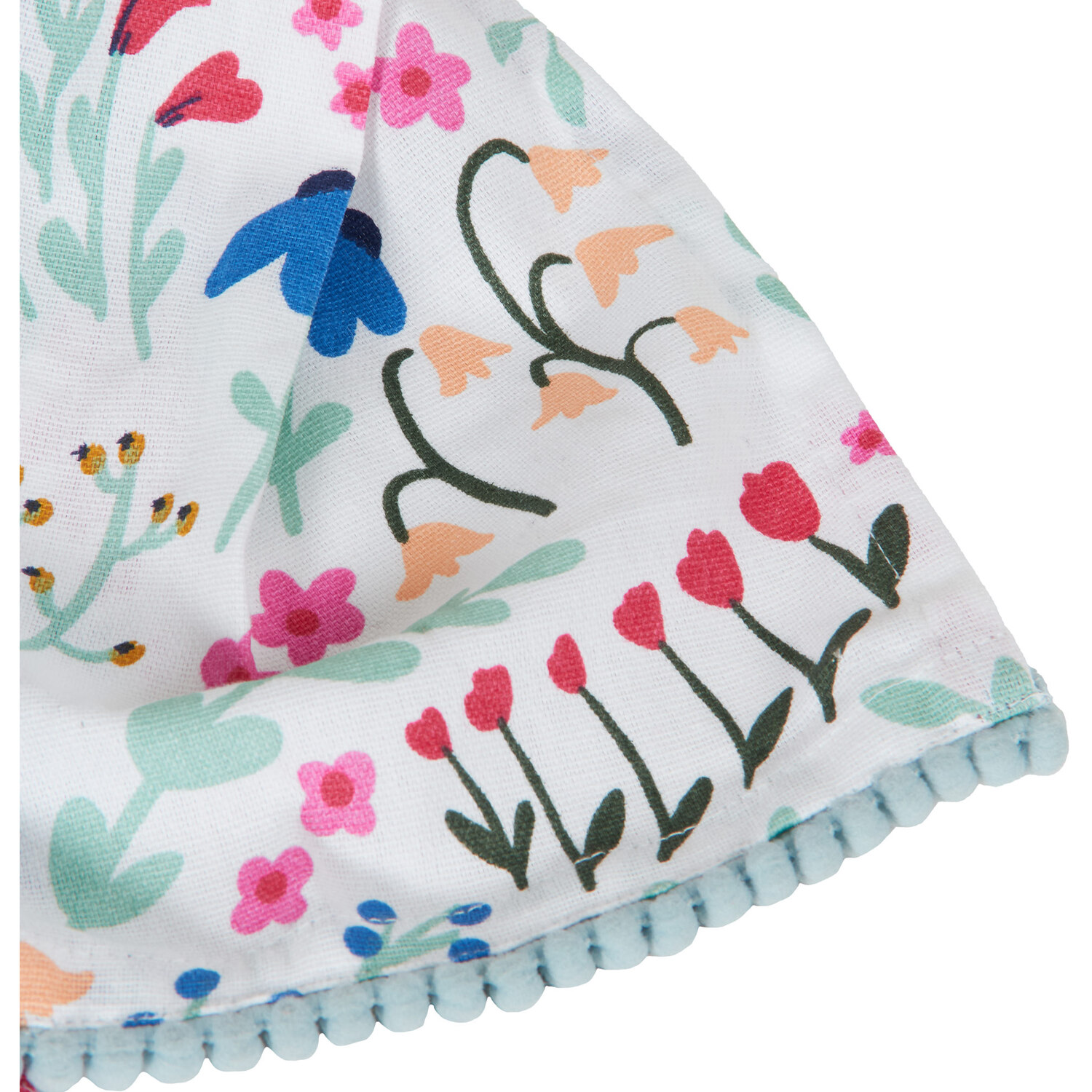 Pack of 3 Wild Flower Tea Towels - Blue Image 4