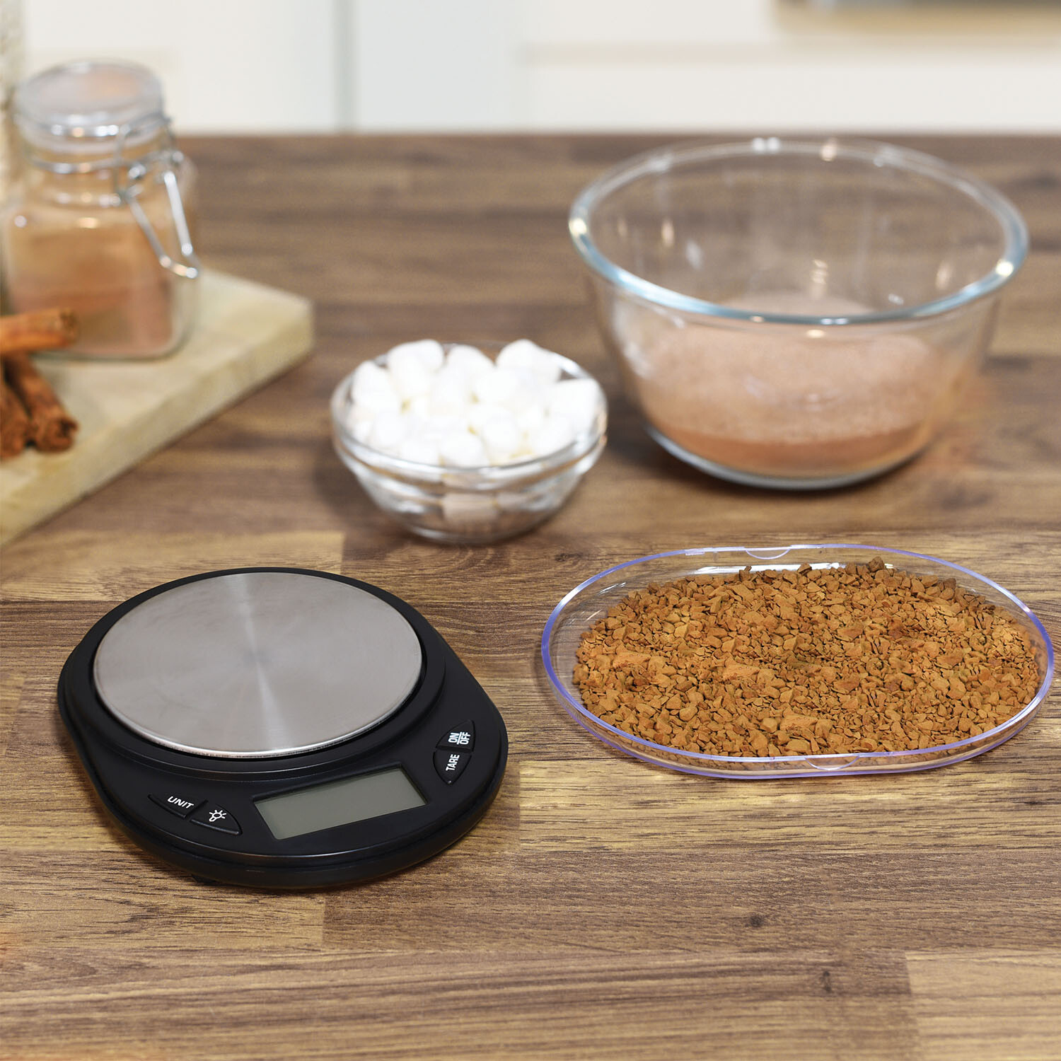 Stainless Steel Scale with Bowl 500g - Black Image 3