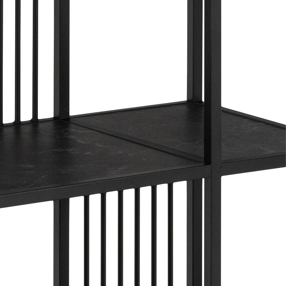 Florence Strington 5 Shelf Black Bookcase Image 6