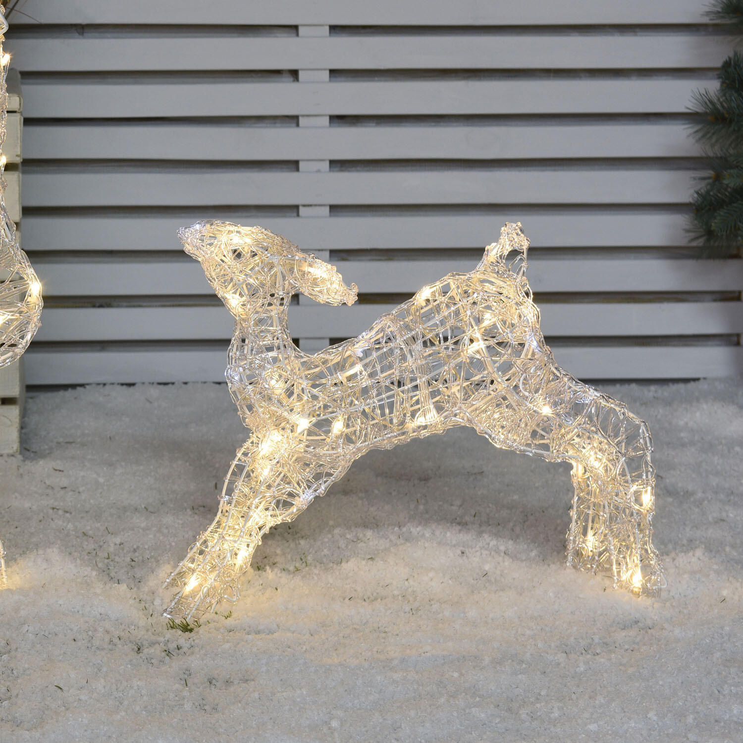 Acrylic Reindeer Family Decoration Image 2