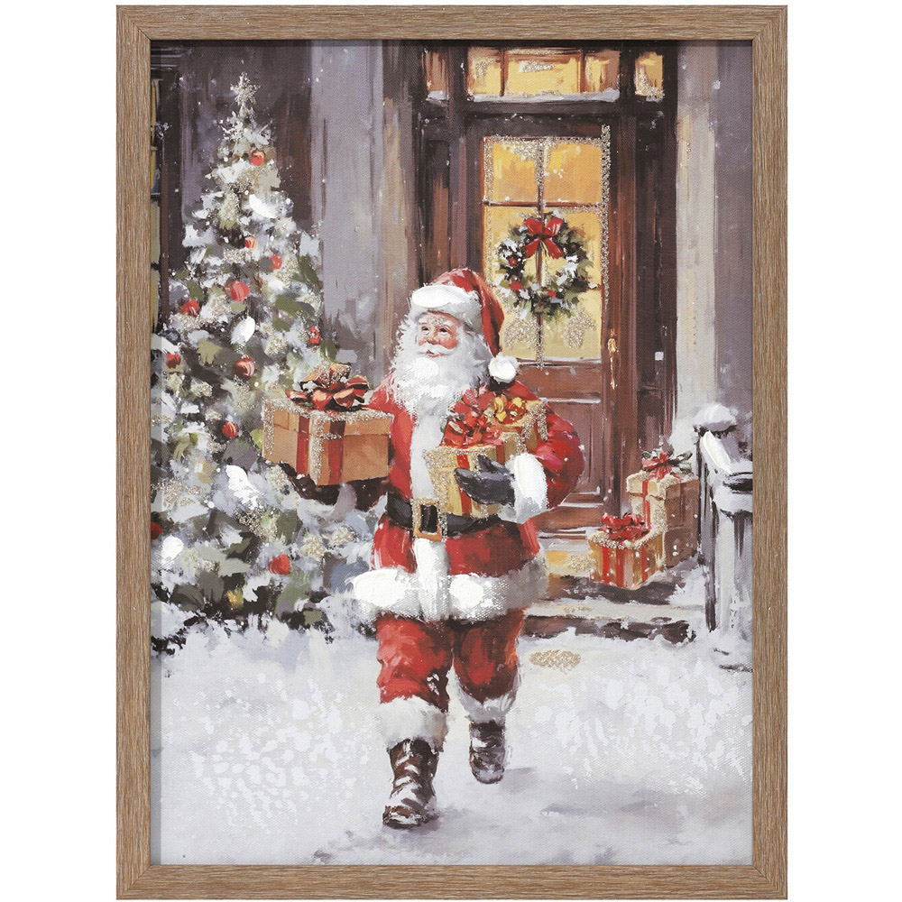 Set of 2 Santa Delivery Framed Wall Art Image 3