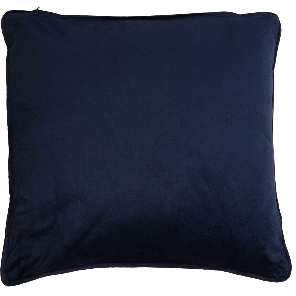 Divante Colorado Navy Geo Velvet Cushion 43 x 43cm Image 2