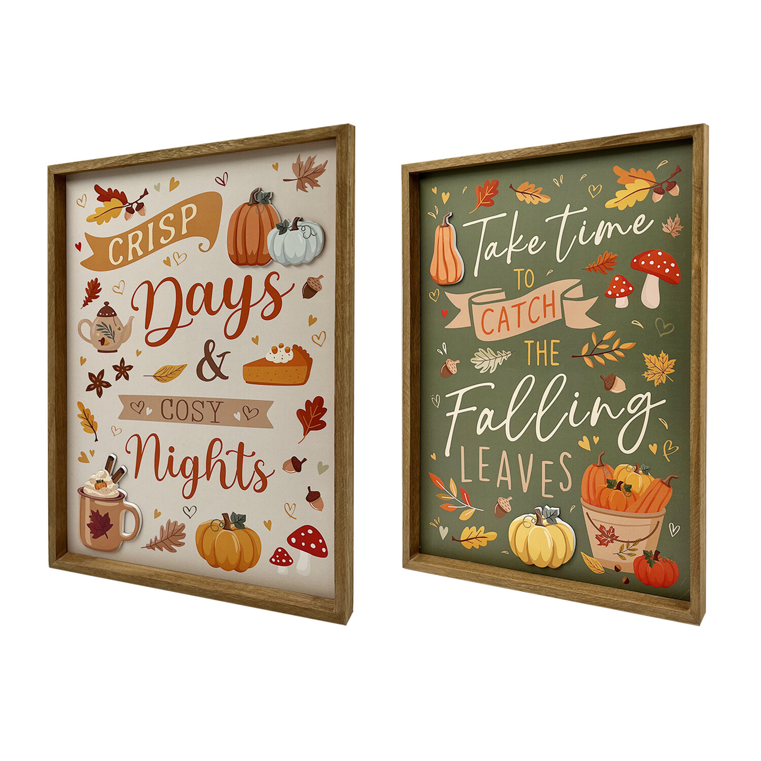 Cosy Autumn Sentiment Sign Multicolour Image 5