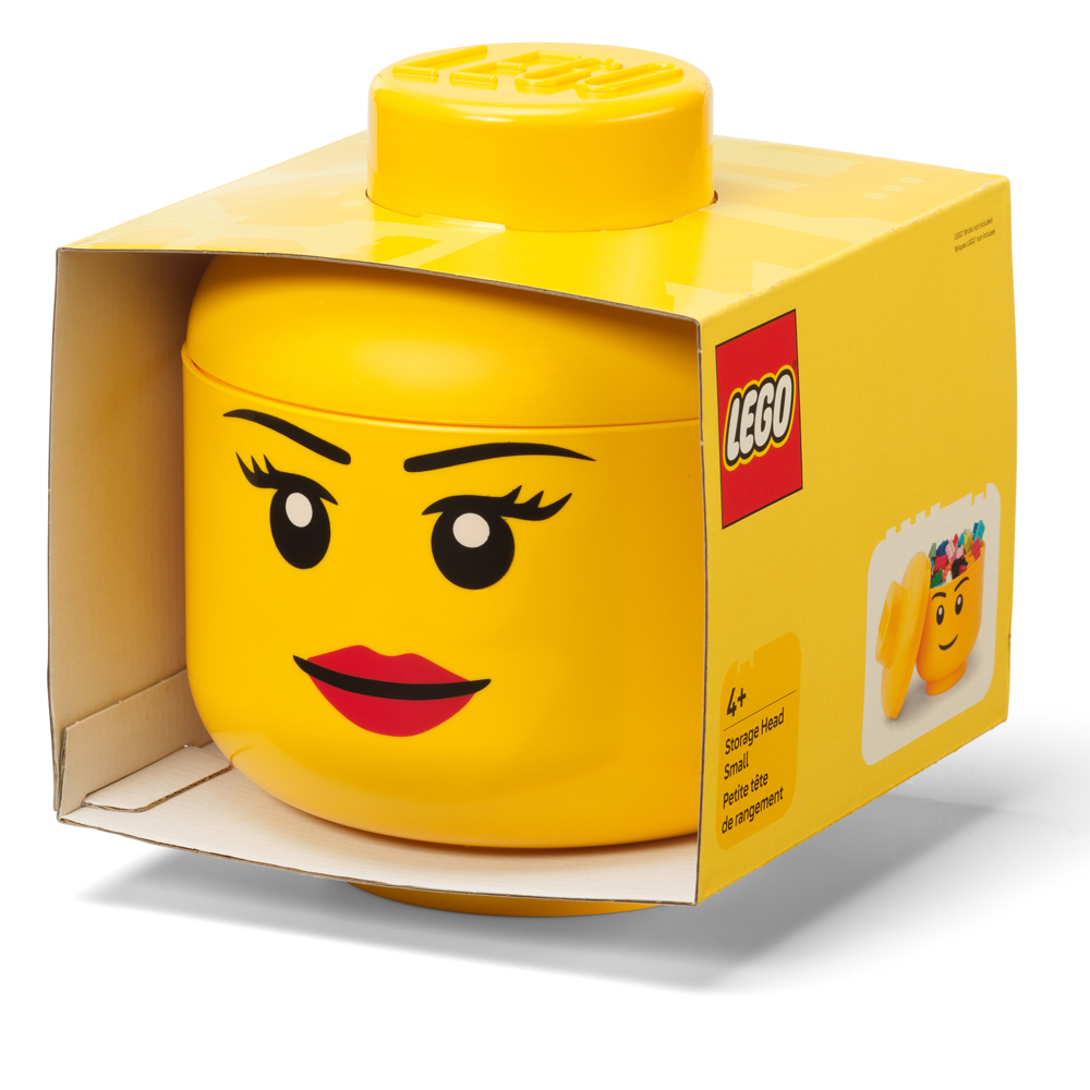 LEGO Set of 2 Girl Face Storage Head Image 8