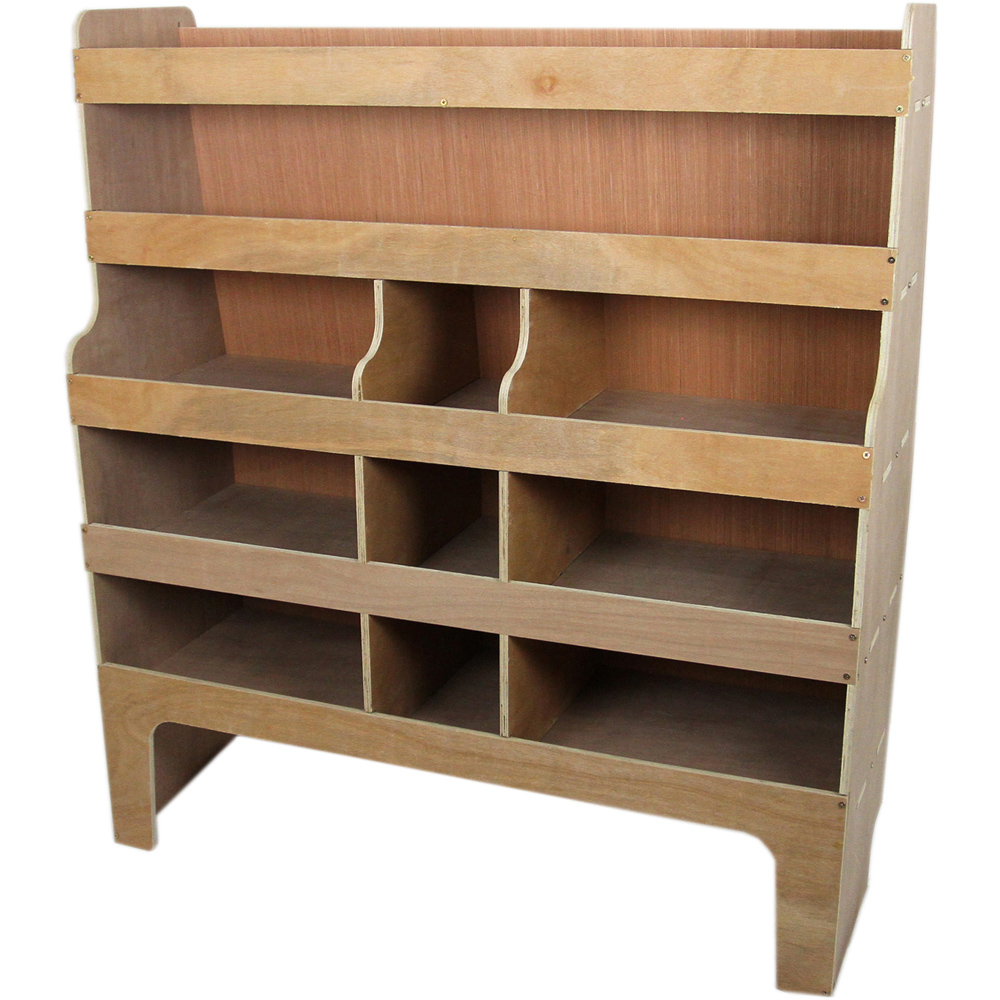 Monster Racking Brown Ford Transit Custom SWB and LWB Offside Plywood Van Image 2
