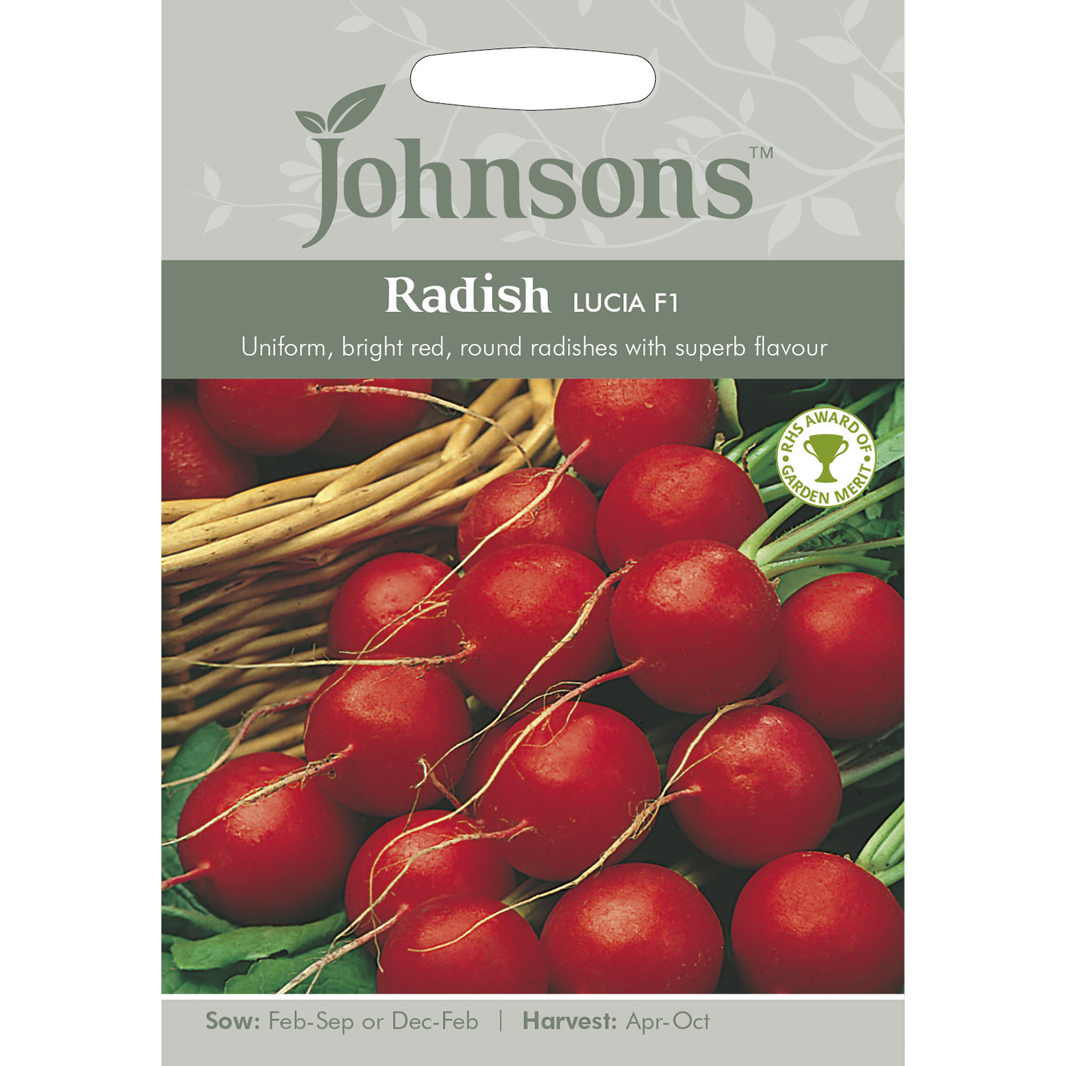 Johnsons Lucia F1 Radish Seeds Image 2