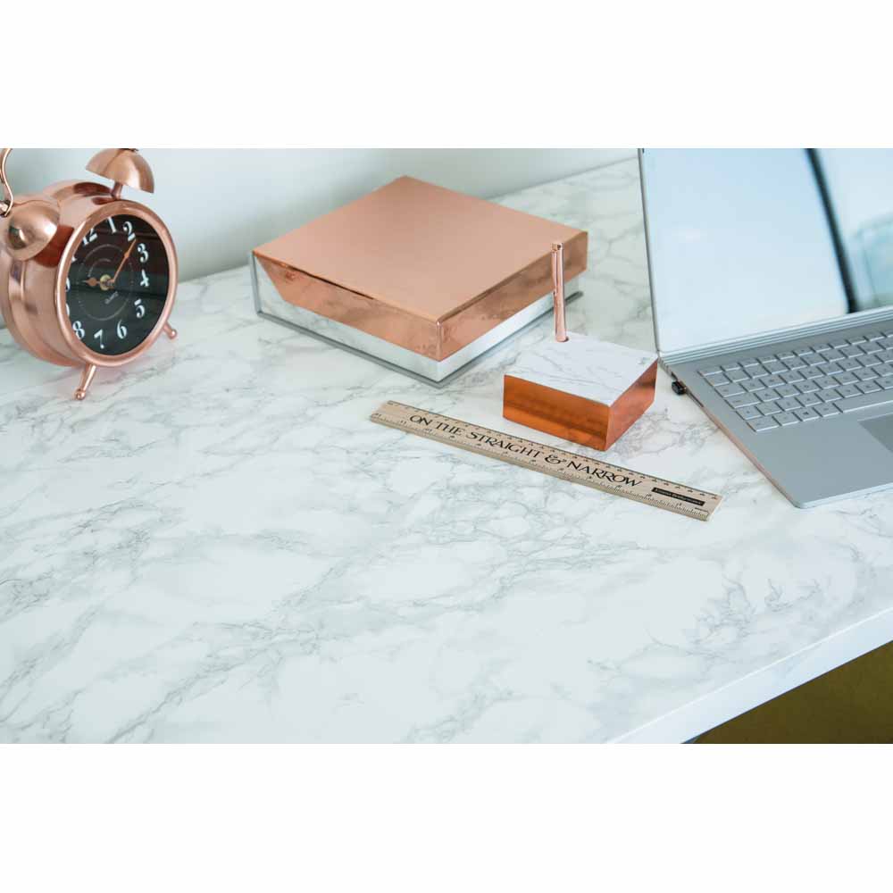 d-c-fix Marmi Grey Sticky Back Plastic Vinyl Wrap Film 67.5cm x 2m Image 7